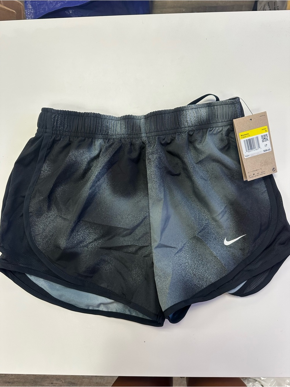 Nike Women’s Black/Gray Dri-FIT Running Shorts